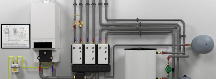 Газовый котел и система отопления